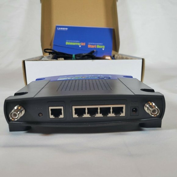 LINKSYS WRT54G Wi-Fi Routeur haut débit sans fil G 2,4 GHz NOUVEAU Boîte ouverte - Picture 3 of 8